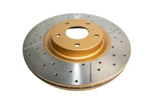 Infiniti G35 Brake Rotor (2) - Front - DBA - Cross Drilled/Slotted Uni-Directional Rotor - `05-`08 Infiniti G35 Brake Rotor (2) - Front - DBA - Cross Drilled/Slotted Uni-Directional Rotor - `05-`08