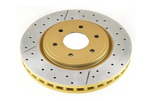 Nissan Pathfinder Brake Rotors (1) - Front - DBA - Drilled & Slotted Street Series - Gold - `04-`12 Nissan Pathfinder Brake Rotors (1) - Front - DBA - Drilled & Slotted Street Series - Gold - `04-`12