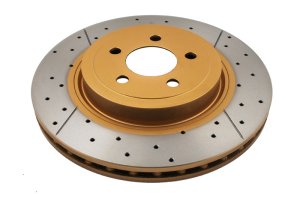 Dodge Challenger Brake Rotors (2) - Front - DBA - Street Slot & Drill - `09-`20 Dodge Challenger Brake Rotors (2) - Front - DBA - Street Slot & Drill - `09-`20
