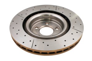 Dodge Challenger Brake Rotors (1) - Front - DBA - Street Series XGold - Gold - `08-`15