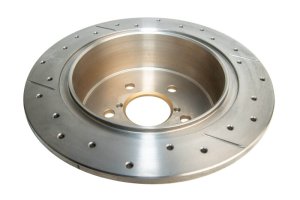 Subaru Outback Brake Rotor (1) - Rear - DBA - Street Series Rotor - Cross Drilled/Slotted - `05-`08