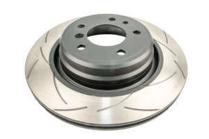 BMW 7 Series Brake Rotor (1) - Rear - DBA - Street Series Slotted - `95-`01