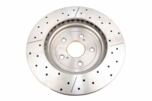 Lexus RX330 Brake Rotor (1) - Front - DBA - Street Series XGold Slotted/Drilled - Gold - `04-`06