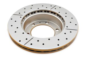 Lexus ES300 Brake Rotor (1) - Front - DBA - Drilled & Slotted XGold - `03-`06