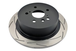 Toyota Highlander Brake Rotor (1) - Rear - DBA - Street Series T2 Slotted - `08-`13 Toyota Highlander Brake Rotor (1) - Rear - DBA - Street Series T2 Slotted - `08-`13