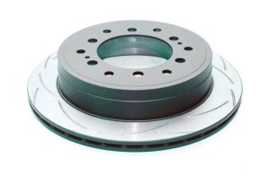 Toyota Landcruiser 150 Series Brake Rotor (1) - Rear - DBA - T2 Street Slotted - `11-`27