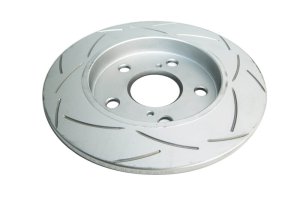 Lexus CT200h Brake Rotor (1) - Rear - DBA - Slotted Street Series T2 - `11-`16