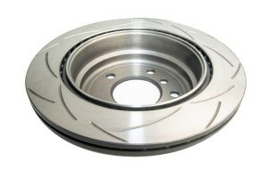 BMW 316ti Brake Rotor (1) - Rear - DBA - Street Series T2 Slotted - `07-`13