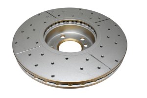 BMW X5 Brake Rotor (1) - Front - DBA - Street Series Drilled & Slotted - `07-`10