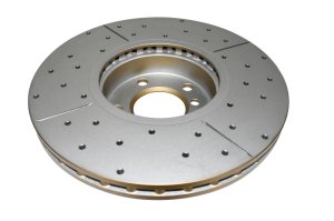 BMW X5 Brake Rotor (1) - Front - DBA - Street Series Drilled & Slotted - `07-`10