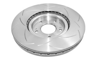 Mitsubishi Evolution Brake Rotor (1) - Front - DBA - Slotted T2 Street Series - `98-`08