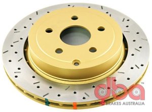 Pontiac G8 Brake Rotor (1) - Rear - DBA - 4000 Series XS - Gold - 2009
