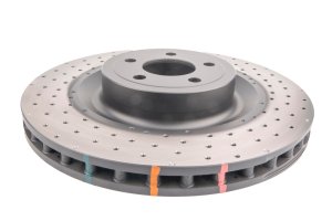 Ford Mustang Brake Rotor (1) - Front - DBA - 4000 Series Drilled - 2015
