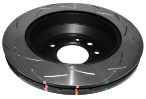 Audi Q7 Brake Rotor (1) - Rear - DBA - 4000 Series T3 Slotted - `06-`08