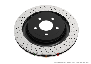 BMW 1 Series M Brake Rotor (2) - Rear - DBA - 4000 Series Drilled - `11-`13