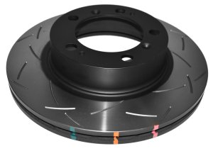 Porsche Boxster Brake Rotor (1) - Front - DBA - 4000 Series T3 Slotted - `97-`09