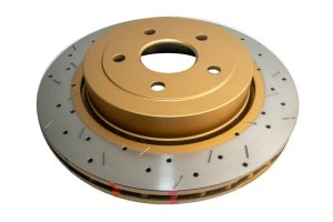 Jeep Grand Cherokee Brake Rotor (1) - Rear - DBA - 4000 Series XS Gold - Gold - `06-`10