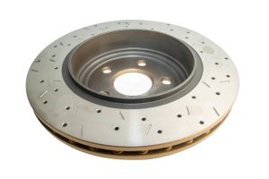 Jeep Grand Cherokee SRT8 Brake Rotor (1) - Rear - DBA - 4000 Series XS Gold - Gold - `12-`19