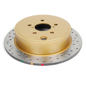Scion FR S Brake Rotor (1) - Rear - DBA - 4000 Series Drilled/Slotted - `12-`27