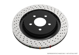 Chrysler Crossfire Brake Rotor (1) - Rear - DBA - 4000 Series XD Drilled - 2005