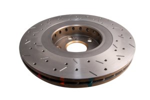 Lexus RX330 Brake Rotor (1) - Front - DBA - 4000 Series XS Drilled/Slotted - Gold - `04-`06