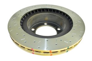 Toyota Tundra Brake Rotor (1) - Front - DBA - 4000 Series XS Gold - Gold - `07-`10