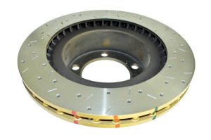 Toyota Tundra Brake Rotor (1) - Front - DBA - 4000 Series XS Gold - Gold - `07-`10