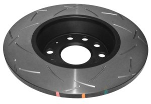 Volkswagen Golf Brake Rotor (1) - Rear - DBA - 4000 Series T3 Slotted - `04-`10