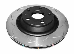 Audi TT Quattro Brake Rotor (1) - Rear - DBA - 4000 Series T3 Slotted - `12-`15