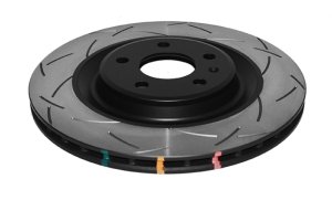 Audi A6 Quattro Brake Rotor (1) - Rear - DBA - 4000 Series T3 Slotted - `11-`18