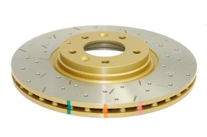 Mazda Mazda 6 Brake Rotor (1) - Front - DBA - 4000 Series XS Gold, Drilled/Slotted - Gold - `05-`07