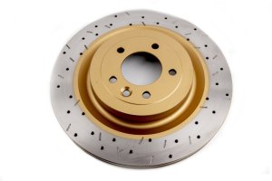 Land Rover Range Rover Sport Brake Rotor (1) - Rear - DBA - 4000 Series Drilled & Slotted - `14-`18 Land Rover Range Rover Sport Brake Rotor (1) - Rear - DBA - 4000 Series Drilled & Slotted - `14-`18