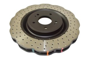 Mitsubishi Evolution Brake Rotor (1) - Front - DBA - 4000 Series Drilled - 2003