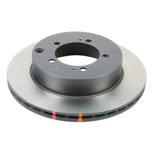 Mitsubishi Evolution Brake Rotor (1) - Rear - DBA - 4000 Series Slotted - `96-`01