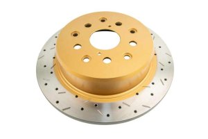 Lexus IS300 Brake Rotor (1) - Rear - DBA - 4000 Series Drilled/Slotted - `00-`05 Lexus IS300 Brake Rotor (1) - Rear - DBA - 4000 Series Drilled/Slotted - `00-`05