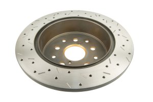 Lexus IS300 Brake Rotor (1) - Rear - DBA - 4000 Series Drilled/Slotted - `00-`05 Lexus IS300 Brake Rotor (1) - Rear - DBA - 4000 Series Drilled/Slotted - `00-`05