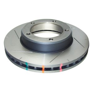 Lexus LX 470 Brake Rotor (1) - Front - DBA - 4000 Series XS Gold, Drilled & Slotted - Gold - `98-`05 Lexus LX 470 Brake Rotor (1) - Front - DBA - 4000 Series XS Gold, Drilled & Slotted - Gold - `98-`05