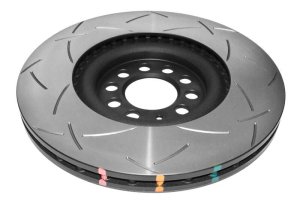 Volkswagen Jetta GLI Brake Rotor (1) - Front - DBA - 4000 Series T3 Slotted - `04-`12