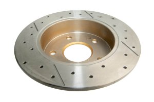 Honda Accord Brake Rotor (1) - Rear - DBA - Street Series XGold Drilled & Slotted - Gold - `97-`03