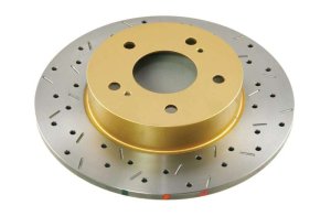 Nissan Maxima Brake Rotor (1) - Rear - DBA - 4000 Series XS Gold - Gold - `94-`03