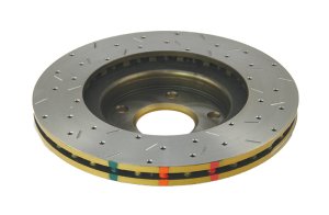 Nissan 350Z Brake Rotor (1) - Front - DBA - 4000 Series Drilled/Slotted - `03-`05