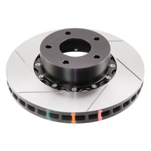 Pontiac GTO Brake Rotors (2) - Front - DBA - 5000 Series Slotted Rotors, T3 bi-directional slot design - Black - 2005