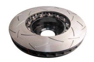 Pontiac GTO Brake Rotors (2) - Front - DBA - 5000 Series Slotted Rotors, T3 bi-directional slot design - Black - 2005