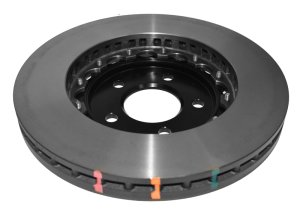 Ford Mustang Brake Rotor (1) - Front - DBA - T3 5000 Series Slotted - Black - `05-`10