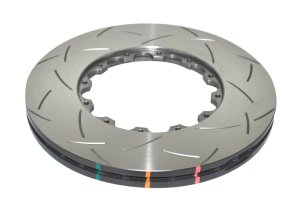 Ford Mustang Brake Rotor (1) - Front - DBA - T3 5000 Series - T-Slot Uni-Directional Slotted - `11-`13