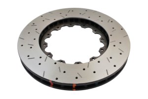 Mitsubishi Evolution Brake Rotors (2) - Front - DBA - 5000 Series Drilled/Slotted - `00-`05