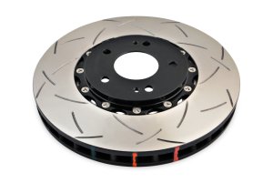 Mitsubishi Evolution Brake Rotor (2) - Front - DBA - 5000 Series Slotted - Black - `03-`05 Mitsubishi Evolution Brake Rotor (2) - Front - DBA - 5000 Series Slotted - Black - `03-`05