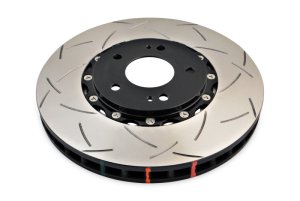 Mitsubishi Evolution Brake Rotor (2) - Front - DBA - 5000 Series Slotted - Black - `03-`05 Mitsubishi Evolution Brake Rotor (2) - Front - DBA - 5000 Series Slotted - Black - `03-`05