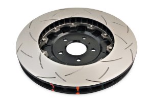 Nissan GTR Brake Rotors (2) - Front - DBA - 5000 Series T3 Slotted - Black - `09-`11