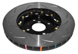 Lotus Exige Brake Rotors (2) - Front - DBA - 5000 Series Slotted - Black - 2012